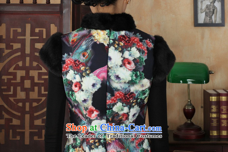 The Bill was the new women's dresses collar Classic tray snap-in short, Sau San National Winter Tang dynasty qipao ancient /Y0026# figure S picture, prices, brand platters! The elections are supplied in the national character of distribution, so action, buy now enjoy more preferential! As soon as possible.