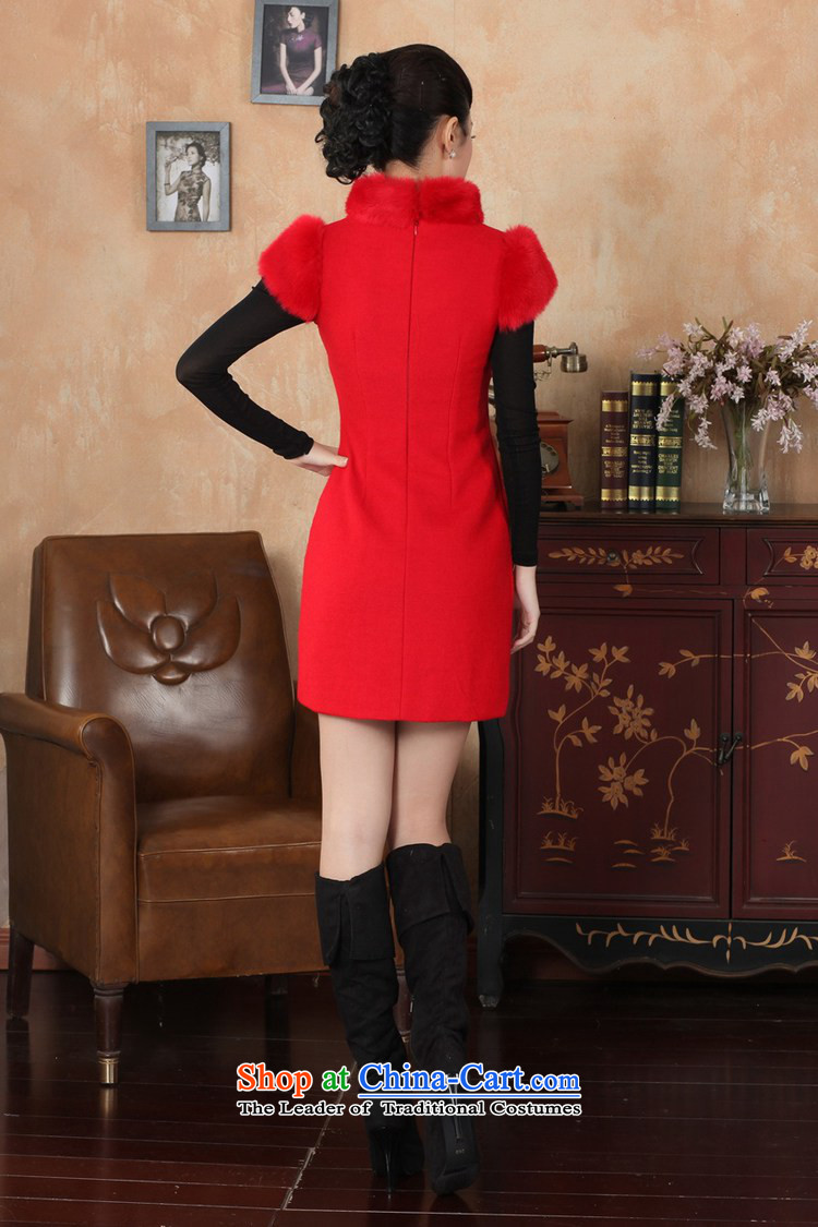 The Bill was the new women's retro improved dresses collar short of Sau San Tong replacing old winter qipao /Y0030# RED M picture, prices, brand platters! The elections are supplied in the national character of distribution, so action, buy now enjoy more preferential! As soon as possible.