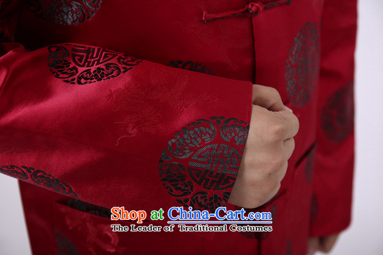 Tang dynasty of autumn and winter couples in older Chinese shirt jacket cotton robe father load men and women's mother female red stripes 2XL Photo, prices, brand platters! The elections are supplied in the national character of distribution, so action, buy now enjoy more preferential! As soon as possible.