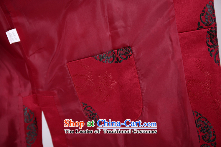 Tang dynasty of autumn and winter couples in older Chinese shirt jacket cotton robe father load men and women's mother female red stripes 2XL Photo, prices, brand platters! The elections are supplied in the national character of distribution, so action, buy now enjoy more preferential! As soon as possible.