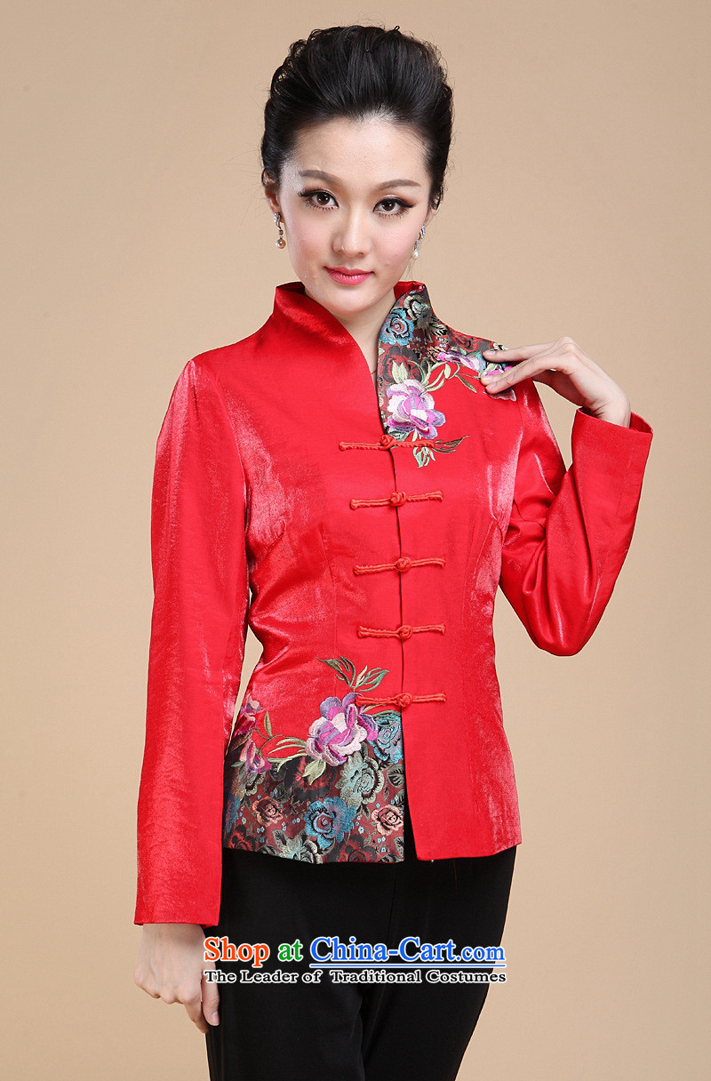 Ms. tea art work of autumn and winter clothing teahouse attendants Tang Dynasty Chinese shirt jacket coat of nostalgia for the new Red single Yi 2XL Photo, prices, brand platters! The elections are supplied in the national character of distribution, so action, buy now enjoy more preferential! As soon as possible.