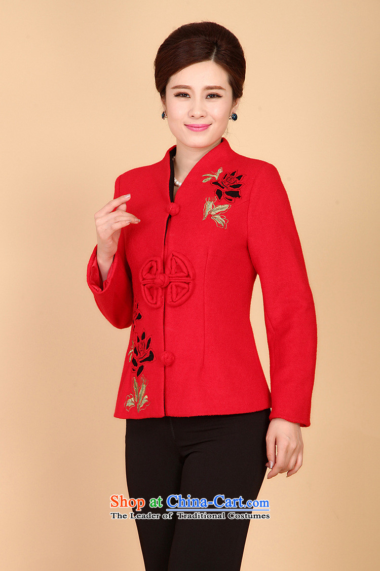 The new middle-aged women of autumn and winter clothes Tang Dynasty Chinese mother load long-sleeved jacket, retro hair? The Red 3XL pictures?, prices, brand platters! The elections are supplied in the national character of distribution, so action, buy now enjoy more preferential! As soon as possible.
