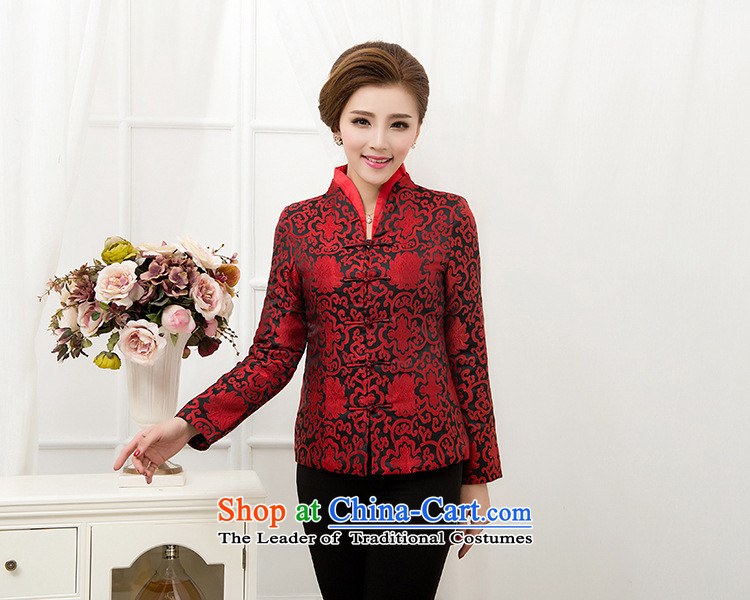 The elderly in the autumn and winter Ms. Tang Dynasty Chinese national wind jacket temperament with middle-aged mother coat ãþòâ cotton coat red stripes L photo, prices, brand platters! The elections are supplied in the national character of distribution, so action, buy now enjoy more preferential! As soon as possible.