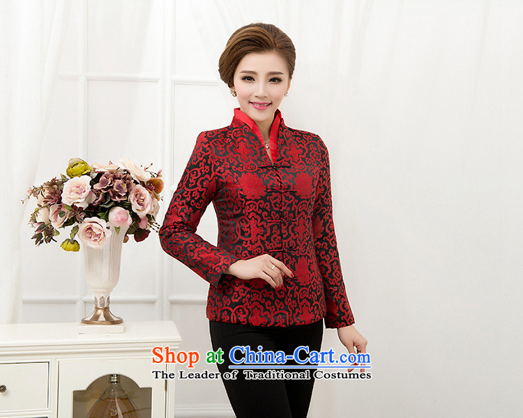 The elderly in the autumn and winter Ms. Tang Dynasty Chinese national wind jacket temperament with middle-aged mother coat ãþòâ cotton coat red stripes L photo, prices, brand platters! The elections are supplied in the national character of distribution, so action, buy now enjoy more preferential! As soon as possible.
