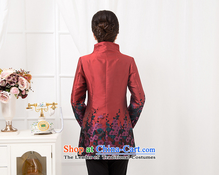 Ms. windbreaker autumn and winter new moms long-sleeved shirt with the elderly in the Chinese Long Neck Jacket of red single Yi 5XL picture, prices, brand platters! The elections are supplied in the national character of distribution, so action, buy now enjoy more preferential! As soon as possible.