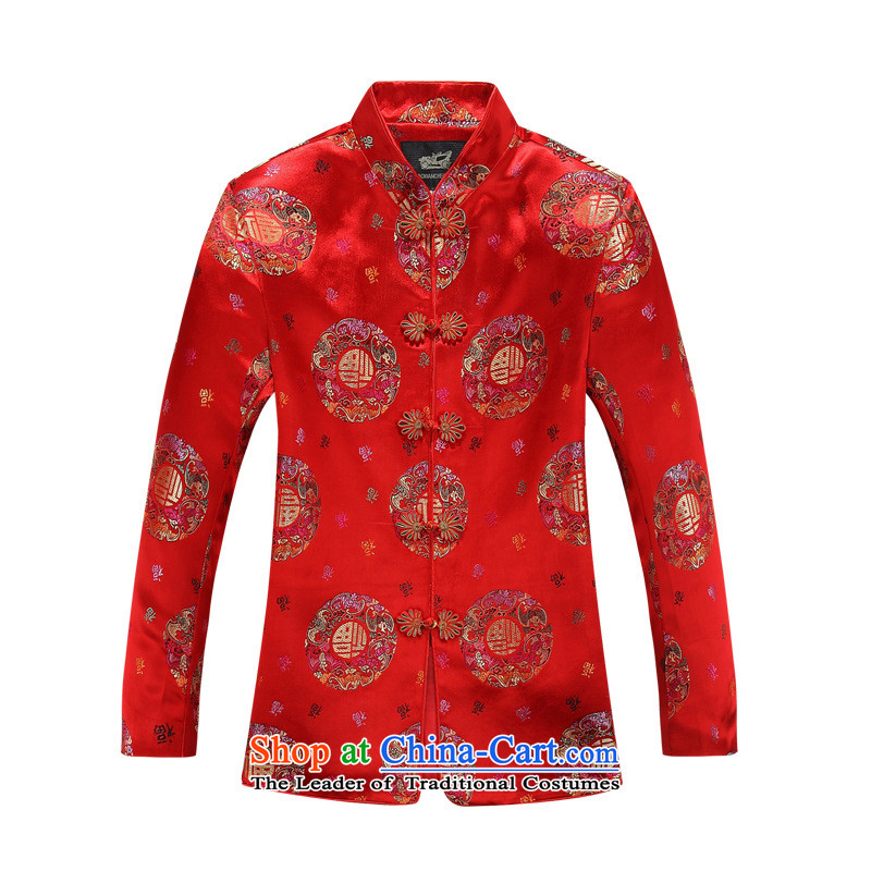 The elderly in the life of the president with male couples long-sleeved top coat fall/winter collections of Chinese Dress Male Red 1 170, the United States in accordance with the Days Yi Hwan (meitianyihuan) , , , shopping on the Internet