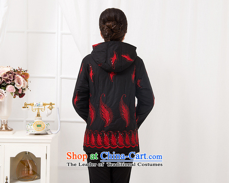 The autumn and winter new Women's jacket, Ms. Mama older loose long-sleeved sweater ãþòâ Chinese cotton coat red stripes 4XL Photo, prices, brand platters! The elections are supplied in the national character of distribution, so action, buy now enjoy more preferential! As soon as possible.