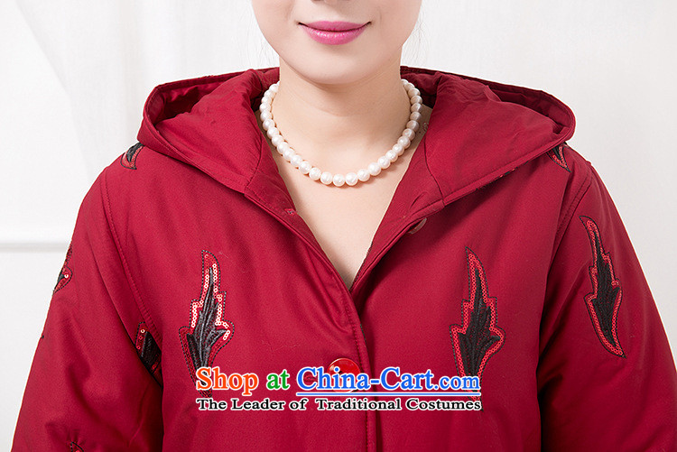 The autumn and winter new Women's jacket, Ms. Mama older loose long-sleeved sweater ãþòâ Chinese cotton coat red stripes 4XL Photo, prices, brand platters! The elections are supplied in the national character of distribution, so action, buy now enjoy more preferential! As soon as possible.