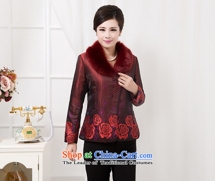 President of autumn and winter clothes in the countrysides load mother older Chinese cotton coat jacket New China wind gray coat 2XL Photo, prices, brand platters! The elections are supplied in the national character of distribution, so action, buy now enjoy more preferential! As soon as possible.