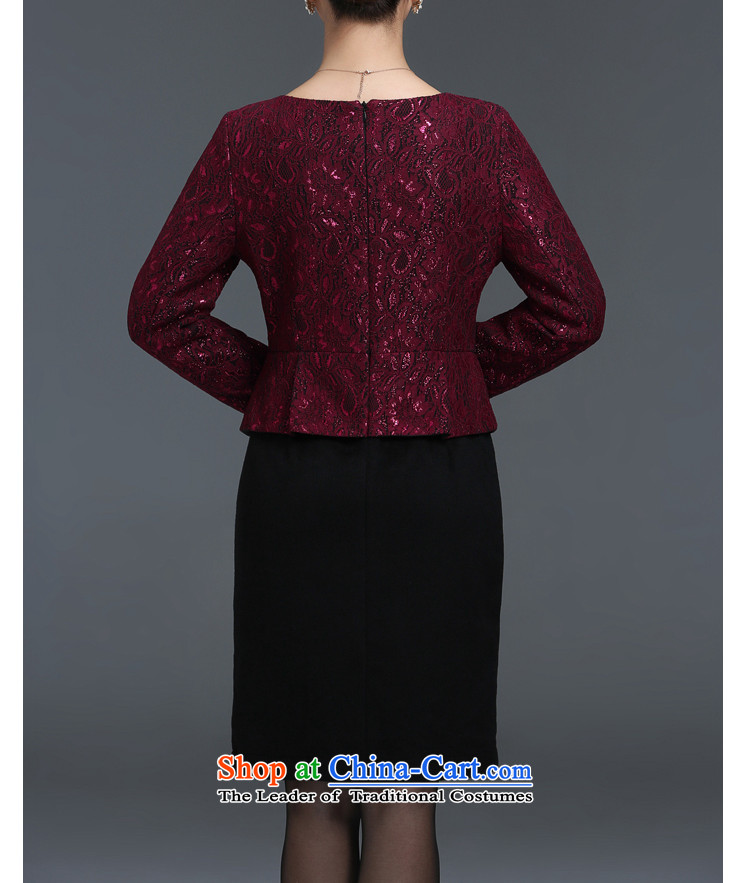 Ya-ting shop 2015 wedding large wedding dresses with mother exclusive wedding package lace middle-aged long-sleeved blouses and mauve 4XL Photo, prices, brand platters! The elections are supplied in the national character of distribution, so action, buy now enjoy more preferential! As soon as possible.