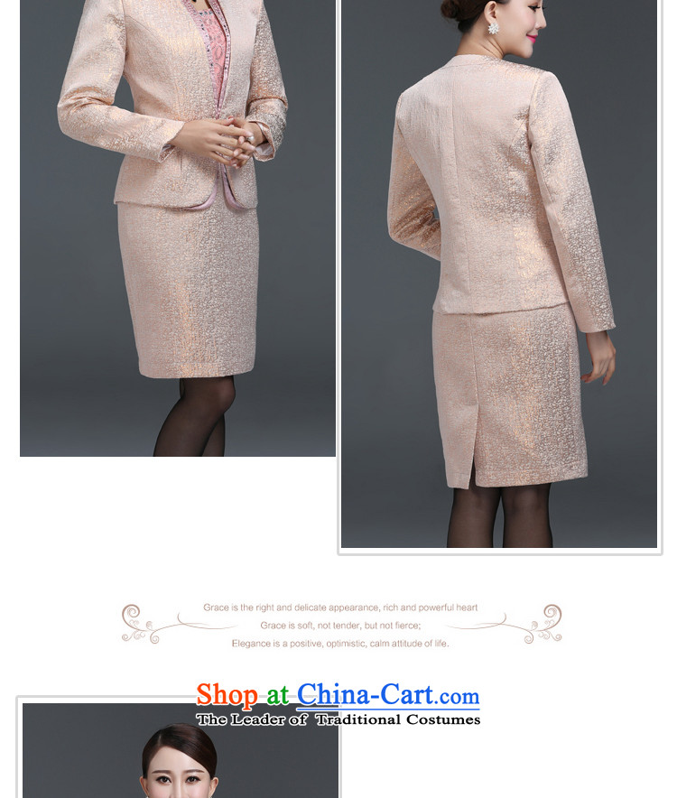 Ya-ting Shop Boxed autumn 2015 mother high-end wedding large female dress in older dresses two kit skirt gold-orange XL Photo, prices, brand platters! The elections are supplied in the national character of distribution, so action, buy now enjoy more preferential! As soon as possible.
