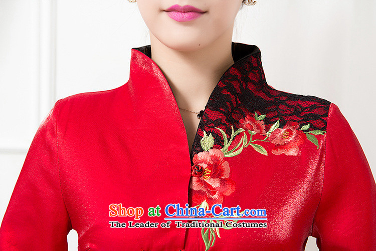 President of autumn and winter coats long-sleeved shirt with Chinese cotton workers mother serving tea art hotel red cotton robe 2XL Photo, prices, brand platters! The elections are supplied in the national character of distribution, so action, buy now enjoy more preferential! As soon as possible.