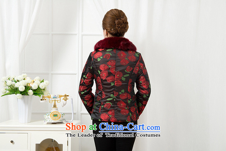 Ms. autumn and winter China wind long-sleeved shirt jacket coat in the mother of older red cotton robe new 5XL picture, prices, brand platters! The elections are supplied in the national character of distribution, so action, buy now enjoy more preferential! As soon as possible.