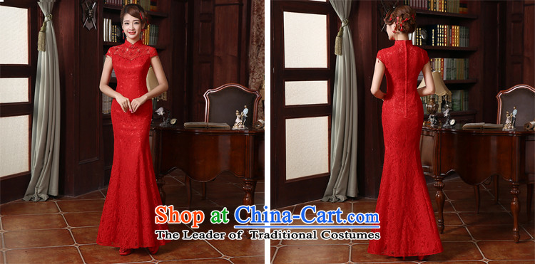 Mr. Guissé 2015 new design elements of Chinese traditional stylish and elegant and sexy package and long qipao gown toasting champagne crowsfoot red S picture, prices, brand platters! The elections are supplied in the national character of distribution, so action, buy now enjoy more preferential! As soon as possible.