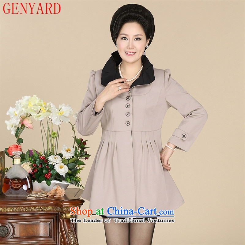 The elderly in the new GENYARD2015 women in Long Hoodie MOM pack large load spring and autumn Stylish coat female 3-color 2XL,GENYARD,,, shopping on the Internet