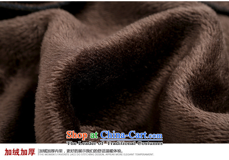 Genyard autumn and winter new elderly female trousers with elastic elderly mother waist add warm thick wool pant snowflake 3XL coffee pictures, prices, brand platters! The elections are supplied in the national character of distribution, so action, buy now enjoy more preferential! As soon as possible.