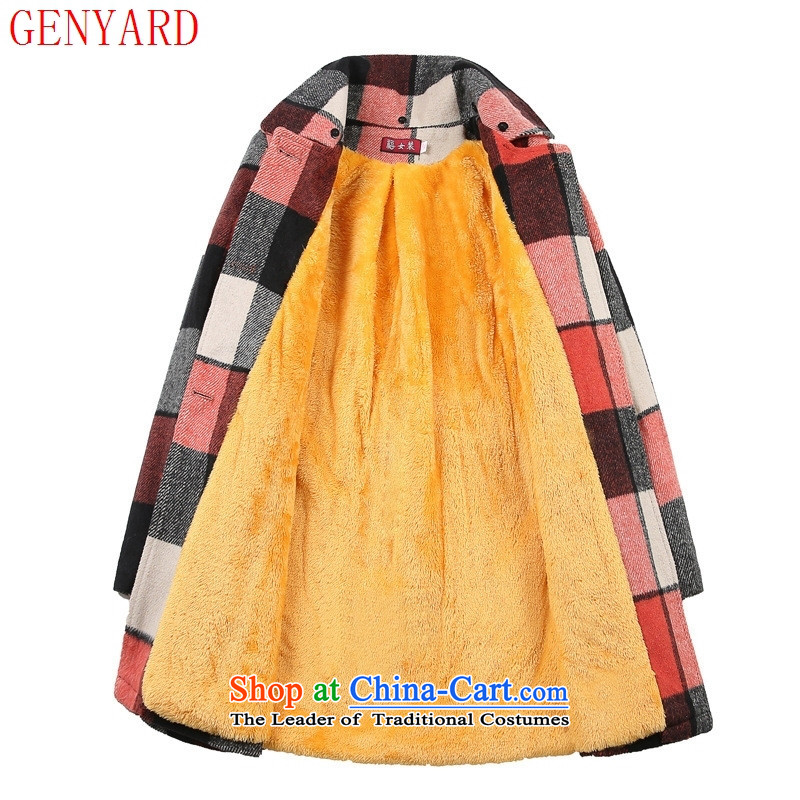 In the number of older women's GENYARD winter clothing plus extra thick hair? jacket, lint-free, long load segments of the mother for gross a wool coat female blue XL,GENYARD,,, shopping on the Internet