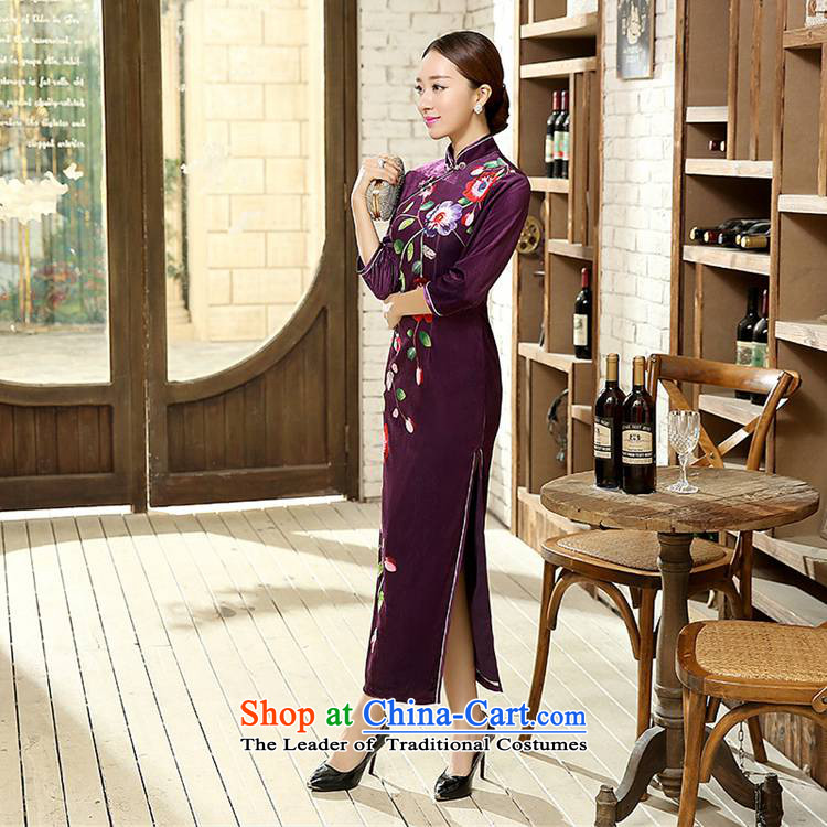 In accordance with the new l love a woman is pressed a mock-neck disc detained Sau San Positioning Classical Painting stretch of 7 cuff qipao /T0010# ancient scouring pads as shown in pictures, prices, XL brand platters! The elections are supplied in the national character of distribution, so action, buy now enjoy more preferential! As soon as possible.