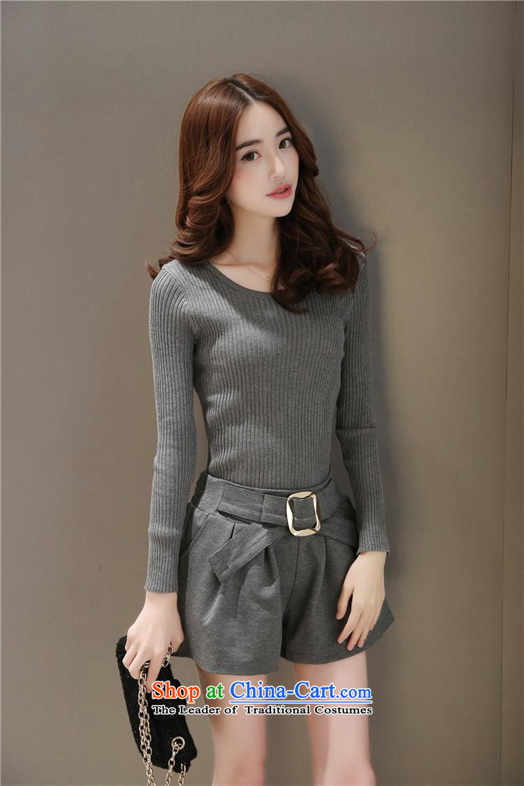Hong new Korean apples *2015 Edition Fall/Winter Collections latticed streaks female 3-piece set long-sleeved shirt? a gross jacket picture color picture shorts XL, prices, brand platters! The elections are supplied in the national character of distribution, so action, buy now enjoy more preferential! As soon as possible.