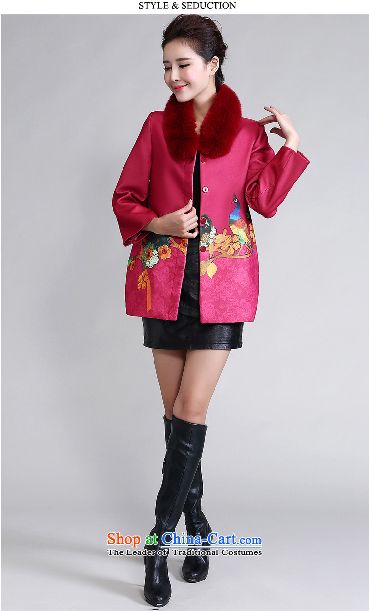 September Girl Store is women's * stylish long-sleeved jacket stamp large warm in the mother of older a wool coat blue XL Photo, prices, brand platters! The elections are supplied in the national character of distribution, so action, buy now enjoy more preferential! As soon as possible.