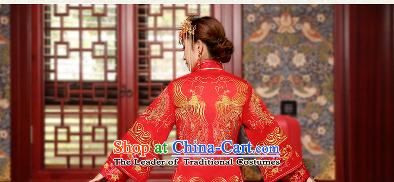 Use the dragon wedding tslyzm Sau Wo Service bridal dresses Dragon 2015 Marriage new autumn and winter Chinese wedding kimonos red XL Photo-soo, prices, brand platters! The elections are supplied in the national character of distribution, so action, buy now enjoy more preferential! As soon as possible.