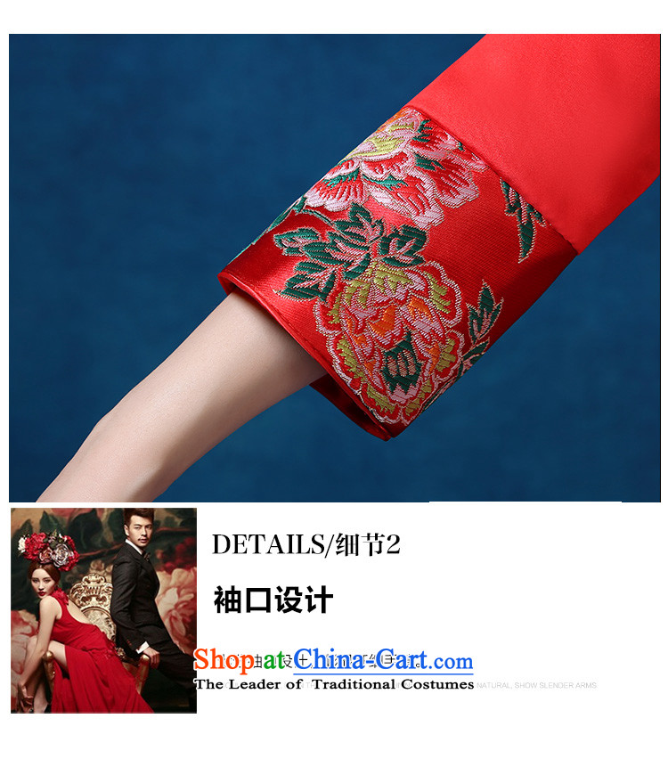 The following new paragraph on 2015 Sau Wo service use hi-Dragon Chinese qipao gown marriage bows wedding gown improved retro red 7 Cuff XL Photo, prices, brand platters! The elections are supplied in the national character of distribution, so action, buy now enjoy more preferential! As soon as possible.
