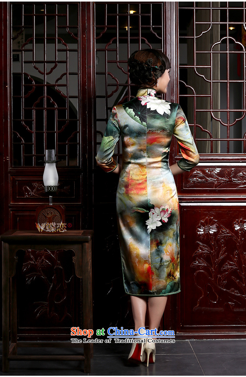 Butterfly Lovers 2015 Autumn New) retro long silk cheongsam dress stylish improved 7 cuff qipao Pik - I should be grateful if you would have 7 days pre-sale prices, pictures, M brand platters! The elections are supplied in the national character of distribution, so action, buy now enjoy more preferential! As soon as possible.