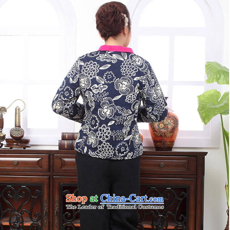 Talks of autumn and winter 2015 Mrs mother in women's older ethnic leisure comfort with Embroidery Stamp Grandma Large Tang dynasty cotton single room suite Bonfrere looked as casual optional porcelain XXXL, Kit-sook (liangshu talks) , , , shopping on the