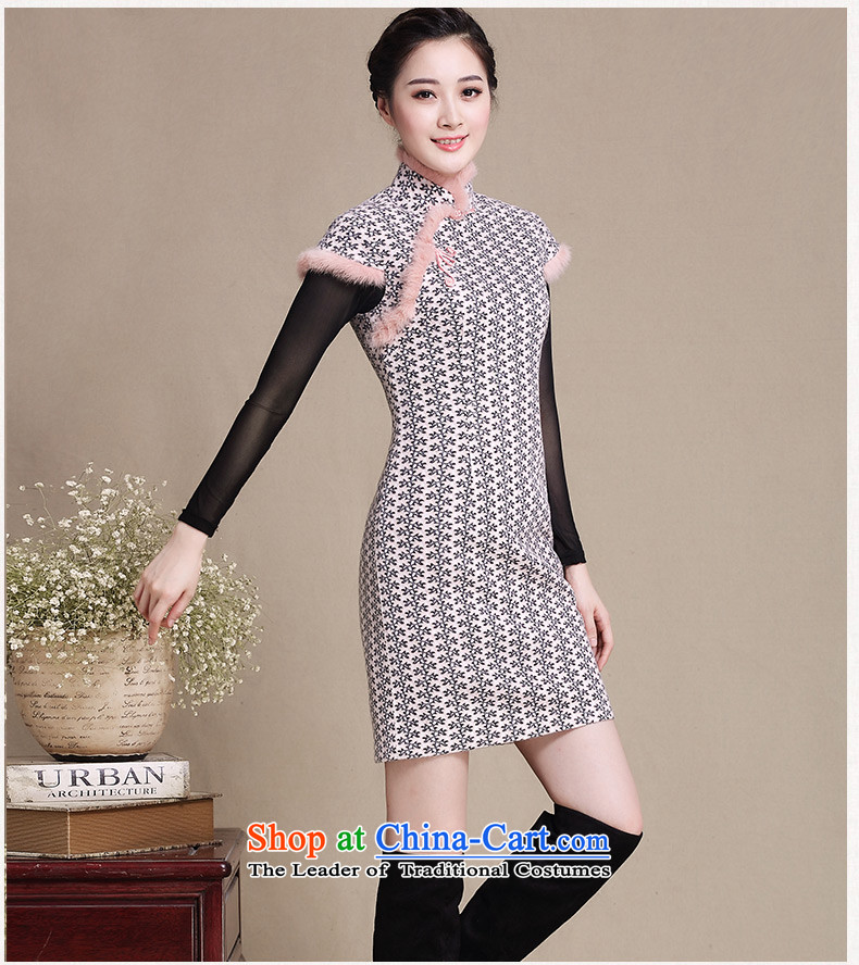 The cross-sa nickname Yuen daily gross? New wool is qipao package shoulder Sau San cheongsam dress Ms. Winter cheongsam dress Y5139 picture color 2XL Photo, prices, brand platters! The elections are supplied in the national character of distribution, so action, buy now enjoy more preferential! As soon as possible.