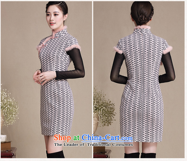 The cross-sa nickname Yuen daily gross? New wool is qipao package shoulder Sau San cheongsam dress Ms. Winter cheongsam dress Y5139 picture color 2XL Photo, prices, brand platters! The elections are supplied in the national character of distribution, so action, buy now enjoy more preferential! As soon as possible.
