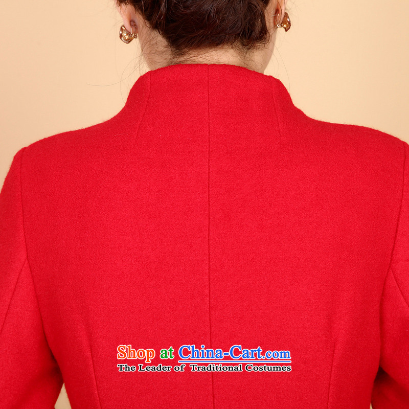 The Cave of the elderly ex-gratia middle-aged Sau San thick hair? Tang jackets female autumn and winter embroidery stylish MOM Pack 2016 better pictures, price red XL, brand platters! The elections are supplied in the national character of distribution, so action, buy now enjoy more preferential! As soon as possible.