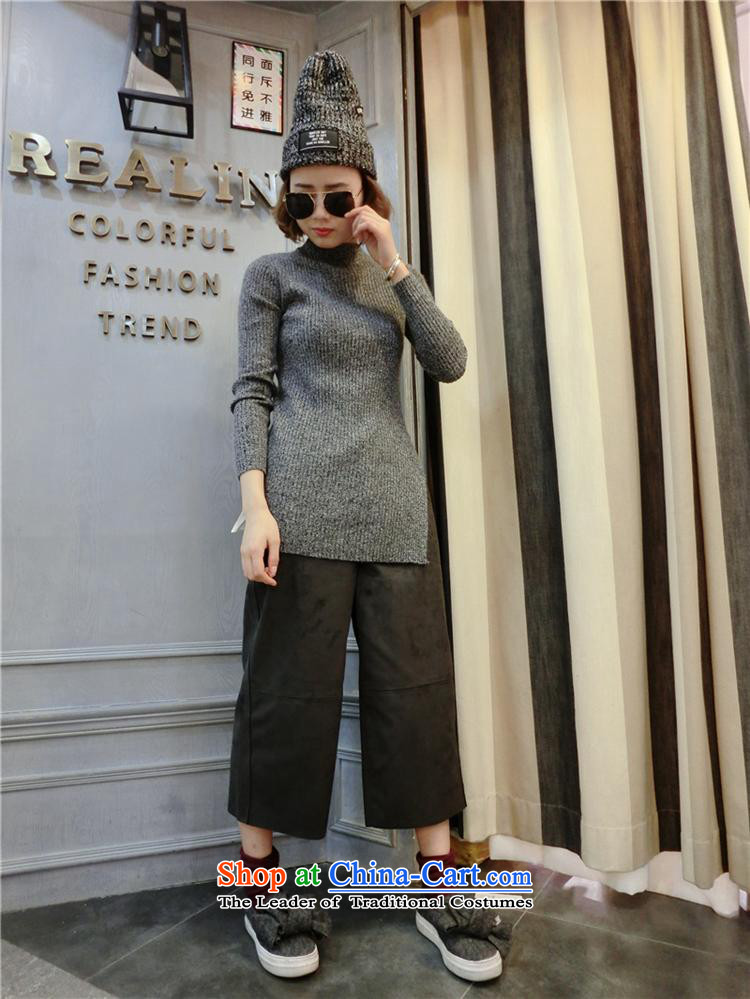 Ya-ting shop 2015 winter clothing new Korean female stingrays woolen sweater, forming the basis of the forklift truck Shirt 
