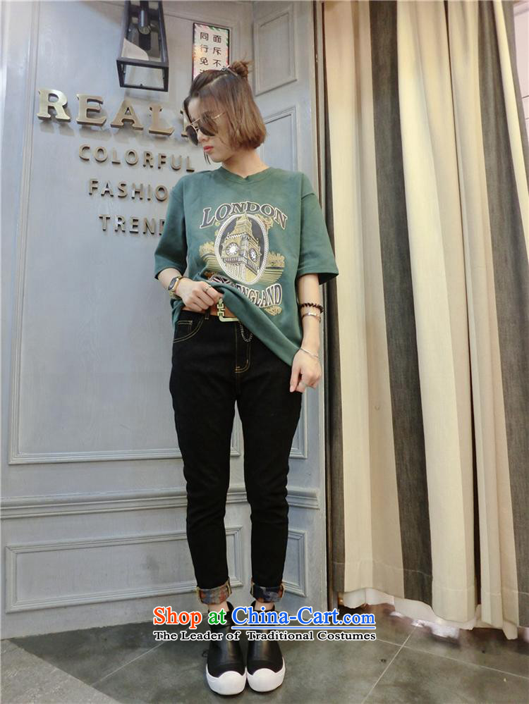 Ms Rebecca Pun stylish shops 2015 Autumn new for women Korean T-shirt with round collar forming the relaxd clothes wild female short-sleeved T-shirt will gray photo, prices, brand platters! The elections are supplied in the national character of distribution, so action, buy now enjoy more preferential! As soon as possible.