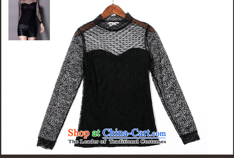 Orange Tysan * Western autumn 2015 New Product long-sleeved shirt collar forming the sexy gauze video thin large Sau San European and American Girl-pack Black XL Photo, prices, brand platters! The elections are supplied in the national character of distribution, so action, buy now enjoy more preferential! As soon as possible.