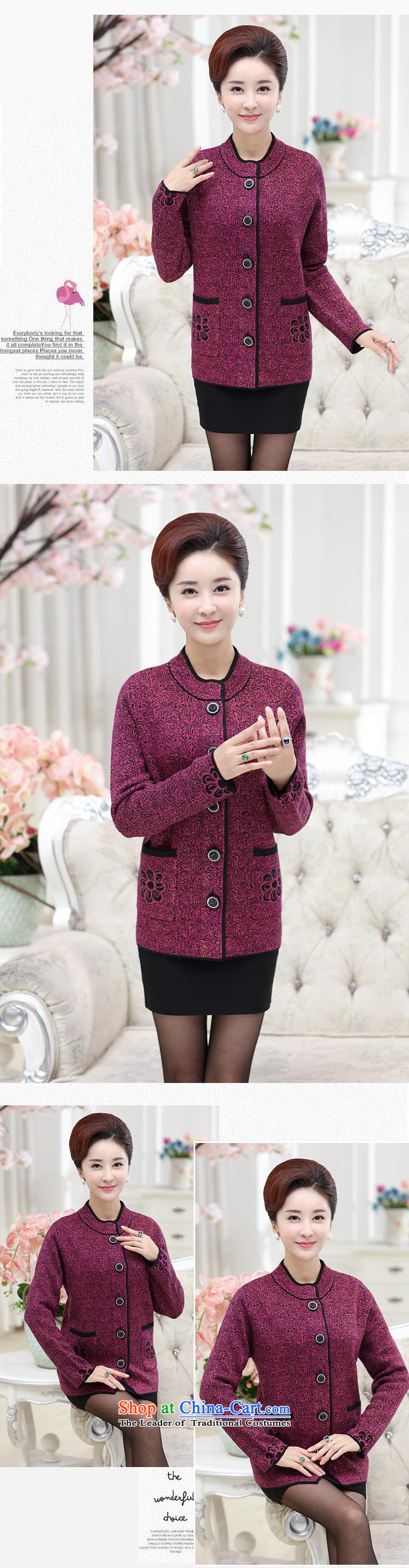 Orange Tysan* women older winter thick collar jacket with long-sleeved Knitted Shirt mother cardigan older Kim and color T-shirt 120 XXL picture, prices, brand platters! The elections are supplied in the national character of distribution, so action, buy now enjoy more preferential! As soon as possible.