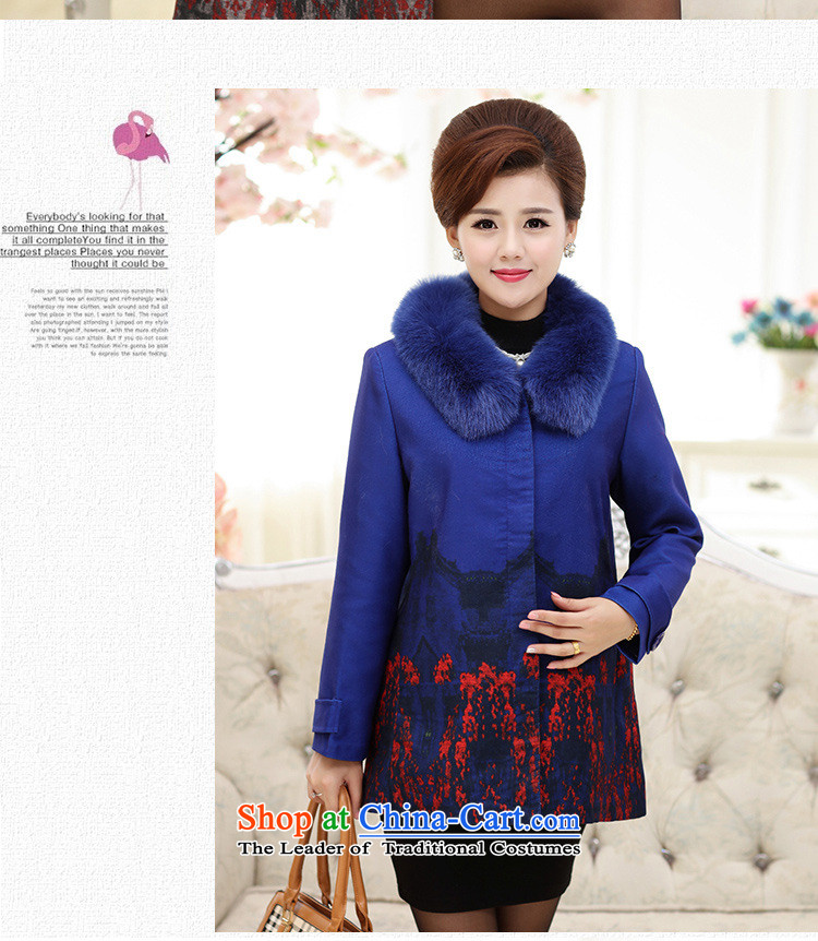 Mano-hwan's 2015 new middle-aged female replacing Fall/Winter Collections a casual jacket in mom long large wool coat 5862? LAKE 3XL Blue Photo, prices, brand platters! The elections are supplied in the national character of distribution, so action, buy now enjoy more preferential! As soon as possible.
