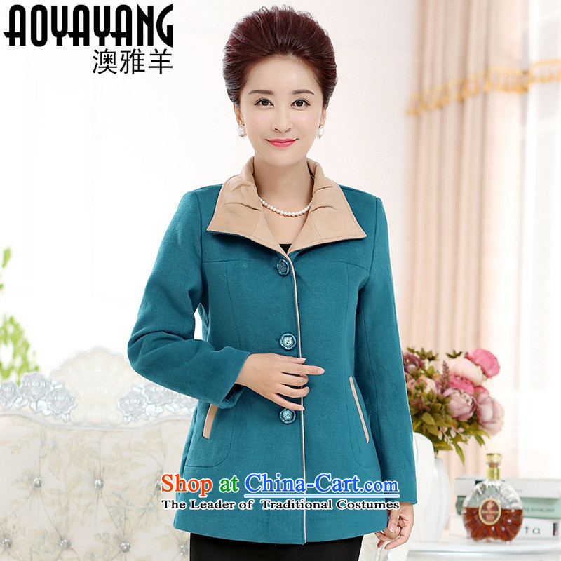 Mano-hwan, older women woolen coats middle-aged moms load? for winter coats in a long autumn and winter coats red XL, Susan Sarandon KASHAN.JJ BANDYING (Card) , , , shopping on the Internet