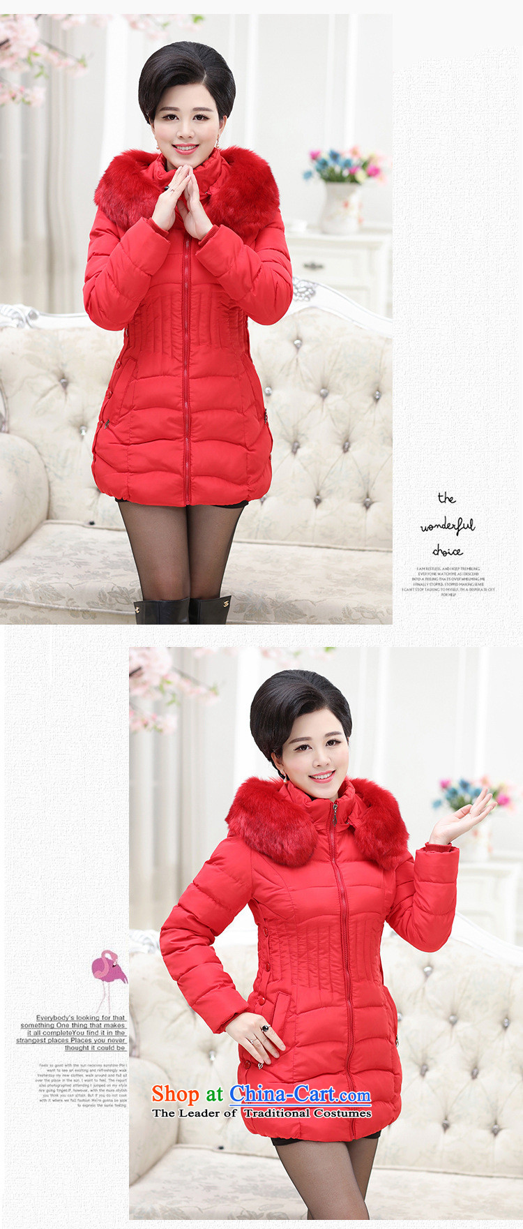 Mano-hwan's 2015 new upmarket Middle-aged female ãþòâ older in the long hair for cotton coat Winter 1792 robe red L picture, prices, brand platters! The elections are supplied in the national character of distribution, so action, buy now enjoy more preferential! As soon as possible.