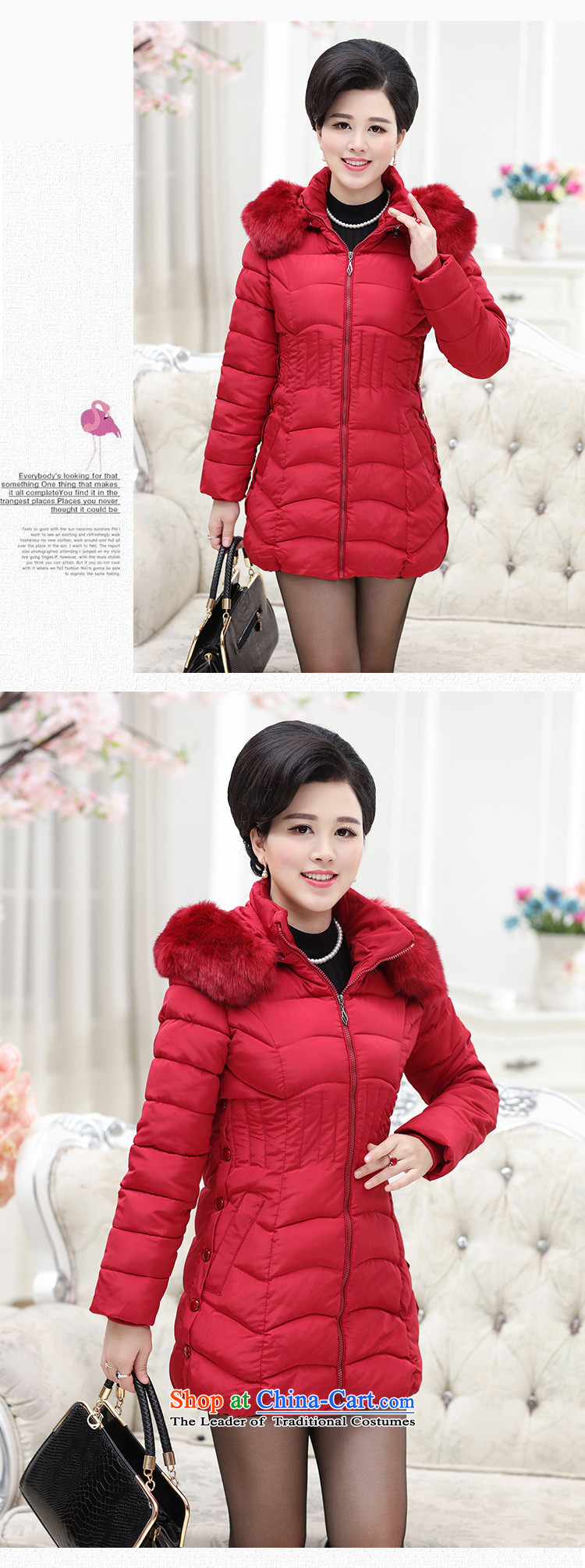 Mano-hwan's 2015 new upmarket Middle-aged female ãþòâ older in the long hair for cotton coat Winter 1792 robe red L picture, prices, brand platters! The elections are supplied in the national character of distribution, so action, buy now enjoy more preferential! As soon as possible.