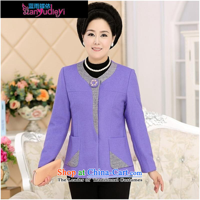 September Girl Store * new moms with gross jacket short of what the elderly women who decorated autumn and winter wool tops a thick red 4XL, blue rain butterfly according to , , , shopping on the Internet