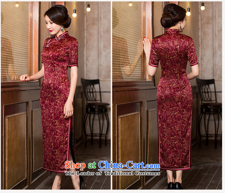 The Windsor is 2015 complaints as the new Silk Cheongsam autumn cloud of incense yarn in the Cuff cheongsam dress classical Chinese qipao gown, color pictures picture HY6090 M, prices, brand platters! The elections are supplied in the national character of distribution, so action, buy now enjoy more preferential! As soon as possible.