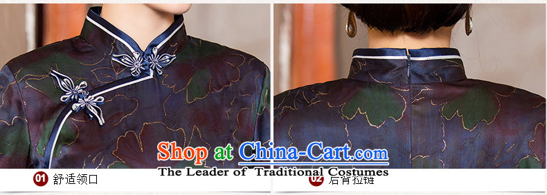 The Windsor is Hui Chi- 2015 Silk Cheongsam in cloud of incense yarn long cheongsam dress new Chinese cheongsam dress dresses HY6094 girl  S pictures, price gray, brand platters! The elections are supplied in the national character of distribution, so action, buy now enjoy more preferential! As soon as possible.