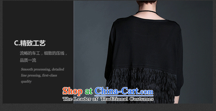 2015 Autumn new trend of European fashionable ladies of fresh T-shirt, black T-shirt (7 day shipping) Payment L picture, prices, brand platters! The elections are supplied in the national character of distribution, so action, buy now enjoy more preferential! As soon as possible.