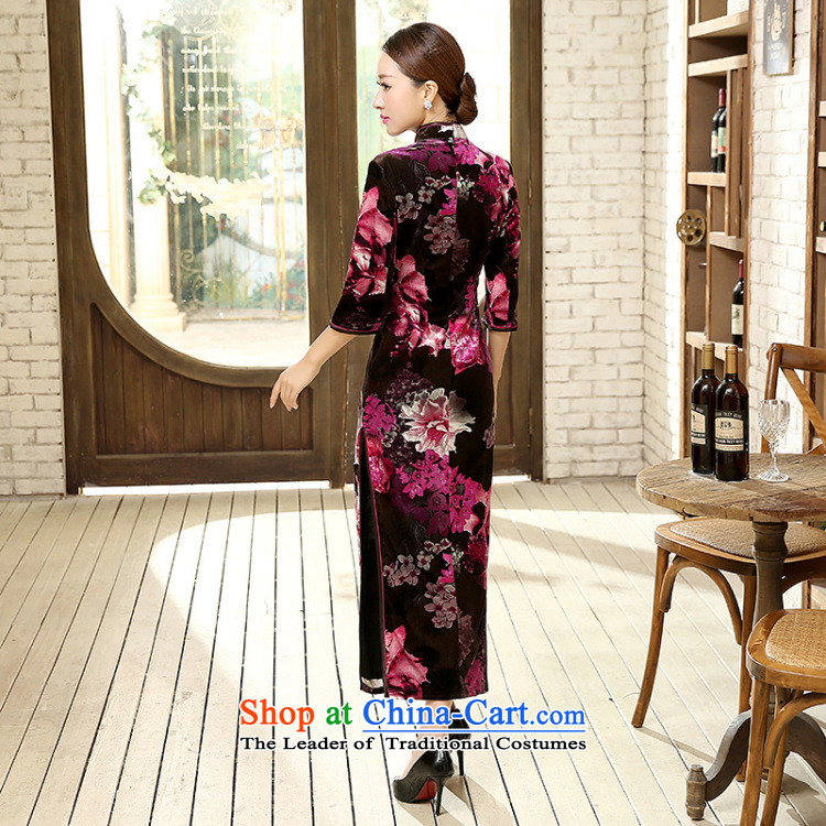 Mrs Ingrid Yeung economy Overgrown Tomb Tang dynasty women 7 cuff qipao improved stylish collar manually detained Stretch Wool long qipao Kim dresses T0011 M picture, prices, brand platters! The elections are supplied in the national character of distribution, so action, buy now enjoy more preferential! As soon as possible.