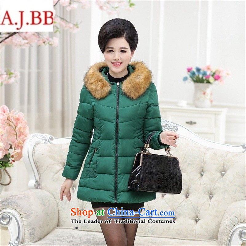 Tysan *2015 Orange Female new thick hair with cap for Sau San zipped pocket in pure color long coat cotton coat jacket 4XL,A.J.BB,,, green shopping on the Internet