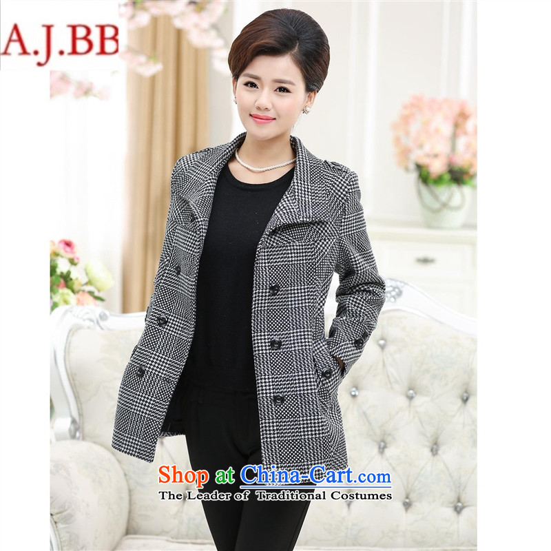 Orange Tysan * Mother load new products fall cardigan older persons in older women's sweater large long-sleeved jacket thick 5302 wine red XL,A.J.BB,,, shopping on the Internet