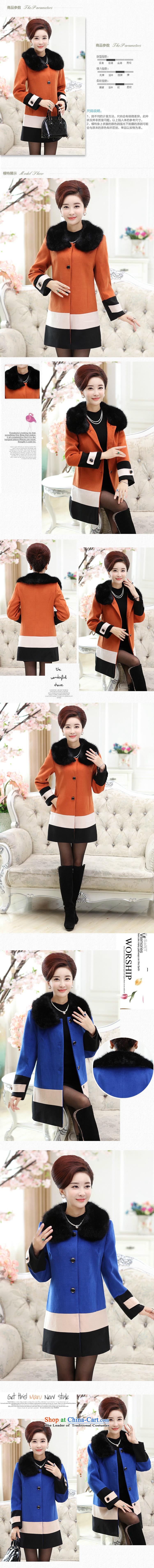 Orange Tysan *2015 in older women streaks knocked loose collar in color on the Nagymaros long mother overcoat so gross load blue XXXL picture, prices, brand platters! The elections are supplied in the national character of distribution, so action, buy now enjoy more preferential! As soon as possible.