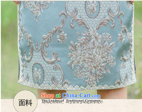 Ruth autumn 2015 Flower Palace Connie heavyweight click of flower embroidery is pressed longer embroidery cheongsam dress up the clip picture color manually XL Photo, prices, brand platters! The elections are supplied in the national character of distribution, so action, buy now enjoy more preferential! As soon as possible.