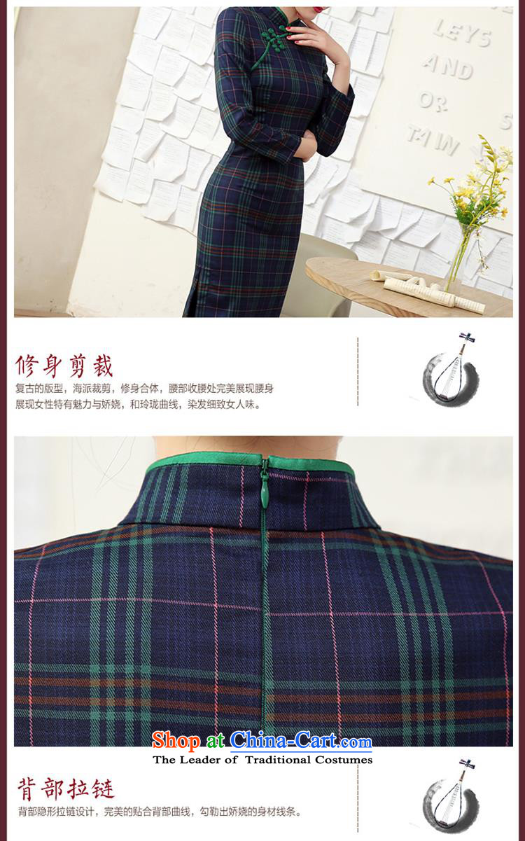 Optimize the bell shop cheongsam 2015 new autumn and winter long long-sleeved arts latticed cheongsam dress republic of korea retro dresses autumn red XXXL picture, prices, brand platters! The elections are supplied in the national character of distribution, so action, buy now enjoy more preferential! As soon as possible.