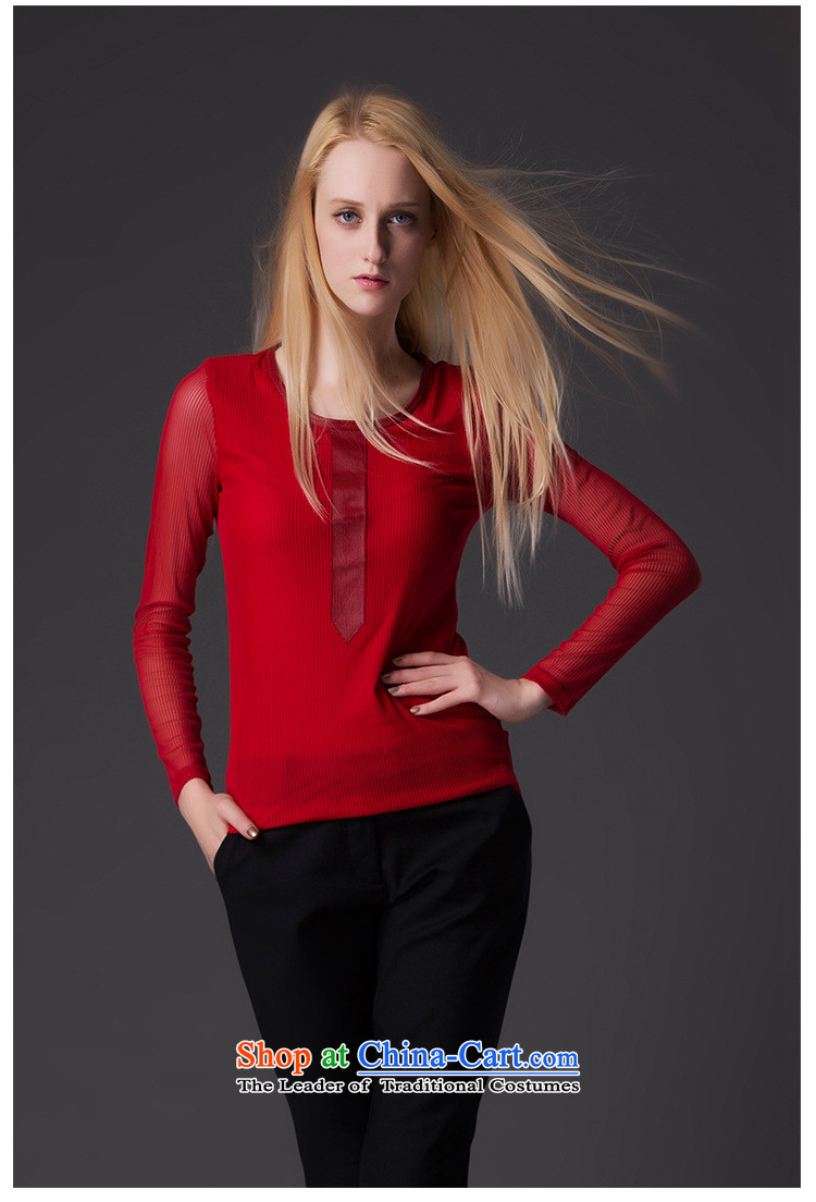 The main European site with the new 2015 autumn large women forming the Netherlands gauze spell Leather Slim, Sau San video thin long-sleeved T-shirt black L picture, prices, brand platters! The elections are supplied in the national character of distribution, so action, buy now enjoy more preferential! As soon as possible.